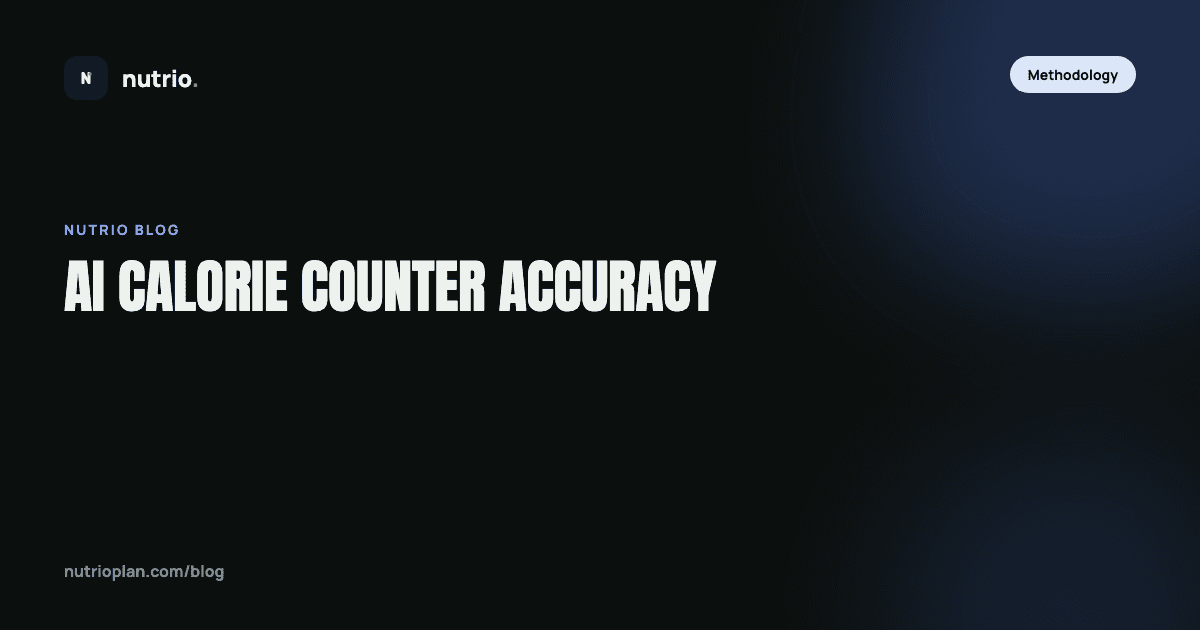 How accurate are AI photo calorie counters?
