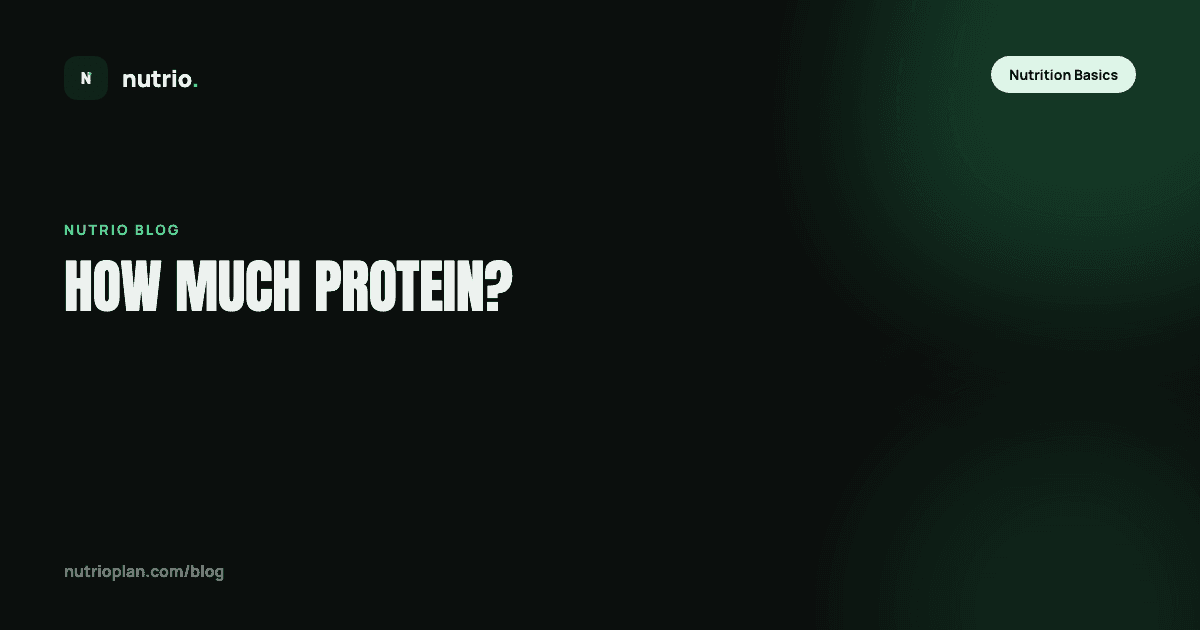 How much protein do you actually need?